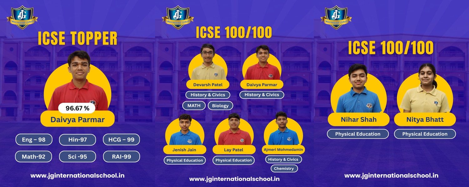 JG International School, Ahmedabad campus
