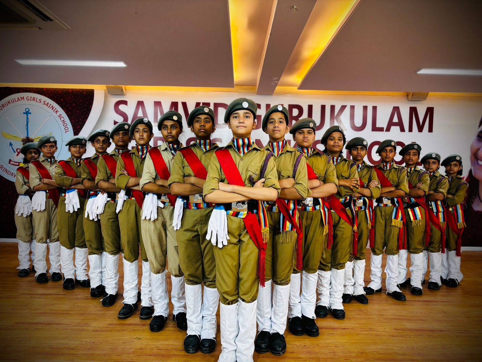 Samvid Gurukulam Girls Sainik School campus