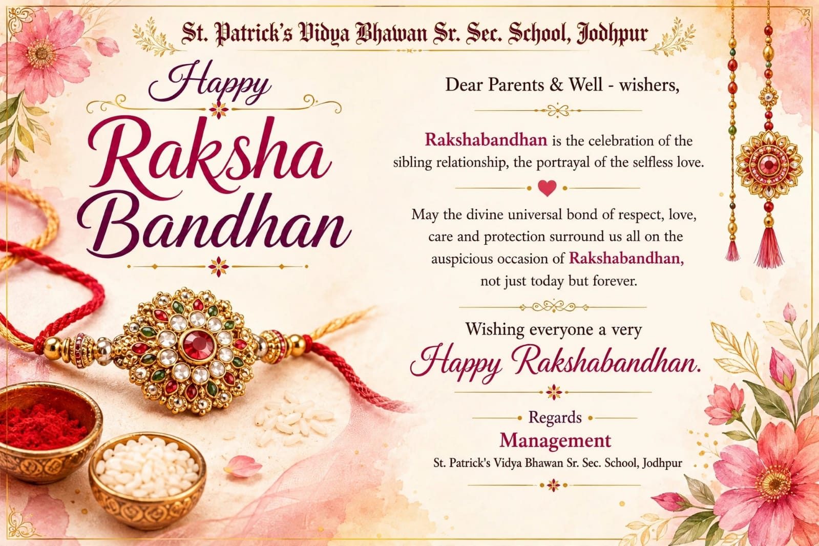 Saint Patrick's Vidya Bhawan Sr. Sec. School campus