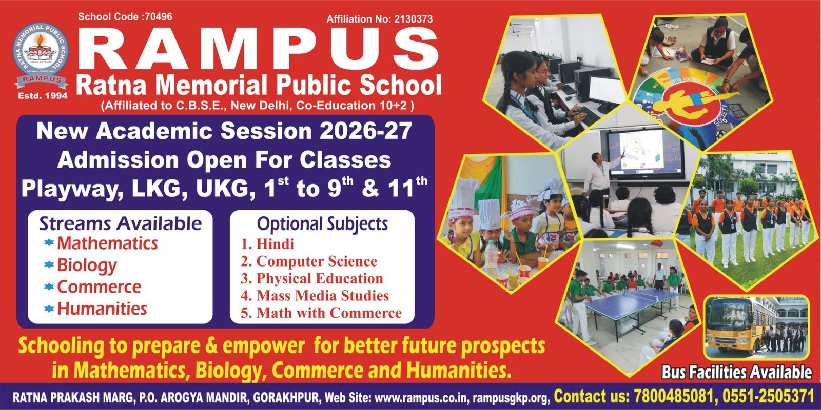 Ratna Memorial Public School campus