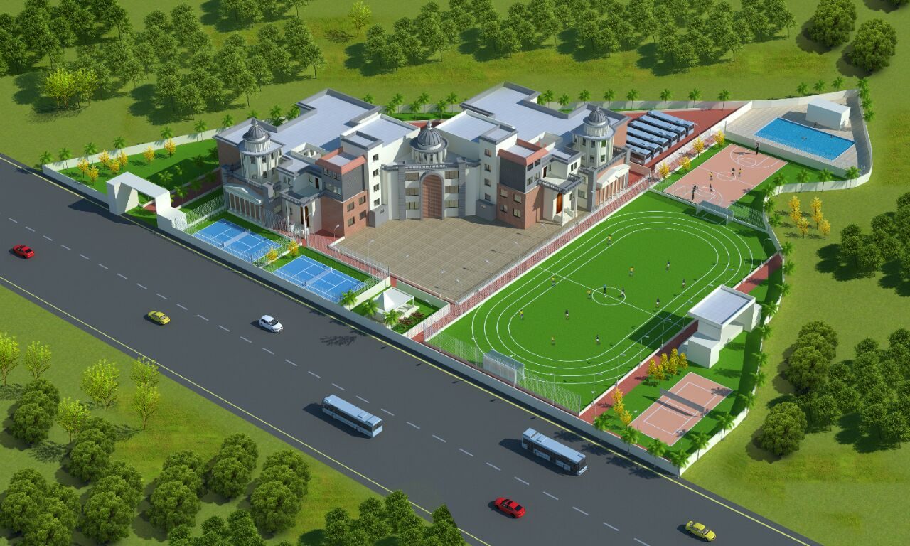 The Yugantar International School campus